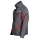 Jacheta subtire Prisma Light tercot ripstop, 190g/m2, gri-portocaliu Jacheta subtire Prisma Light tercot ripstop, 190g/m2, gri-portocaliu