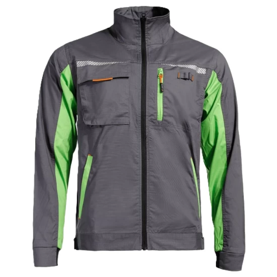 Jacheta de lucru subtire ripstop Royal stretch, 190g/m2, gri-verde Jacheta de lucru subtire ripstop Royal stretch, 190g/m2, gri-verde
