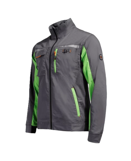 Jacheta subtire Prisma light stretch, tercot ripstop 190g/m2, gri-verde Jacheta subtire Prisma light stretch, tercot ripstop 190g/m2, gri-verde