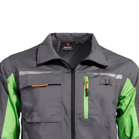 Jacheta de lucru subtire ripstop Royal stretch, 190g/m2, gri-verde Jacheta de lucru subtire ripstop Royal stretch, 190g/m2, gri-verde