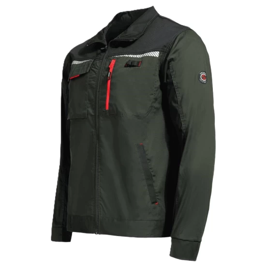 Jacheta de lucru subtire ripstop Royal stretch, 190g/m2, verde olive-portocaliu Jacheta de lucru subtire ripstop Royal stretch, 190g/m2, verde olive-portocaliu