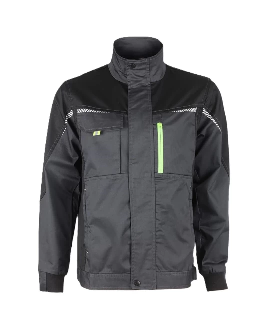 Jacheta de lucru stretch Prisma, tercot 270g/m2, gri-verde Jacheta de lucru stretch Prisma, tercot 270g/m2, gri-verde