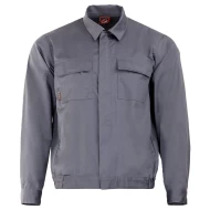 Jacheta de lucru Pluto tercot subtire gri, 195g/m2 Jacheta de lucru Pluto tercot subtire gri, 195g/m2