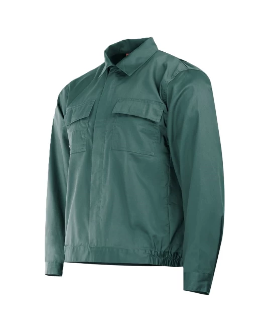 Jacheta de lucru Pluto tercot subtire verde, 195g/m2 Jacheta de lucru Pluto tercot subtire verde, 195g/m2