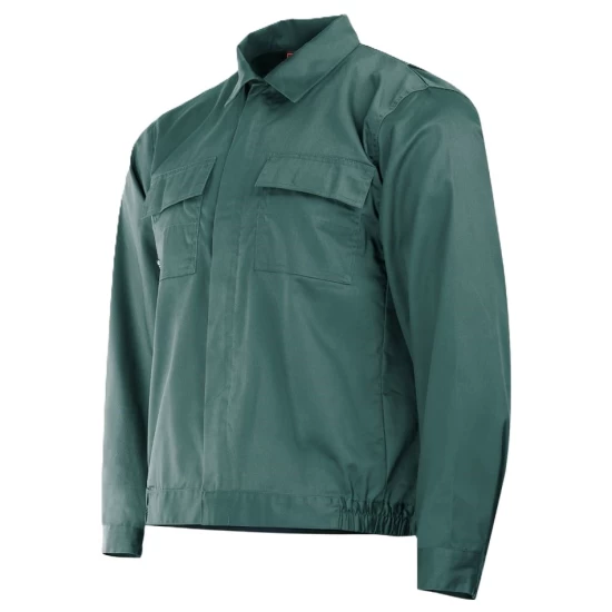 Jacheta de lucru Pluto tercot subtire verde, 195g/m2 Jacheta de lucru Pluto tercot subtire verde, 195g/m2