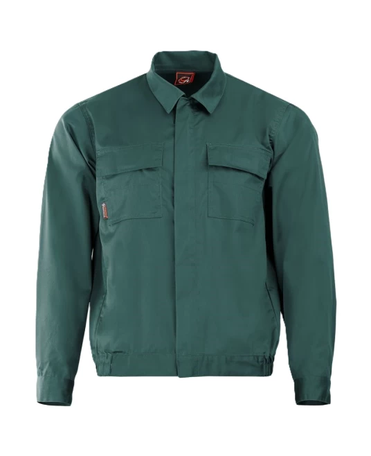 Jacheta de lucru Pluto tercot subtire verde, 195g/m2 Jacheta de lucru Pluto tercot subtire verde, 195g/m2