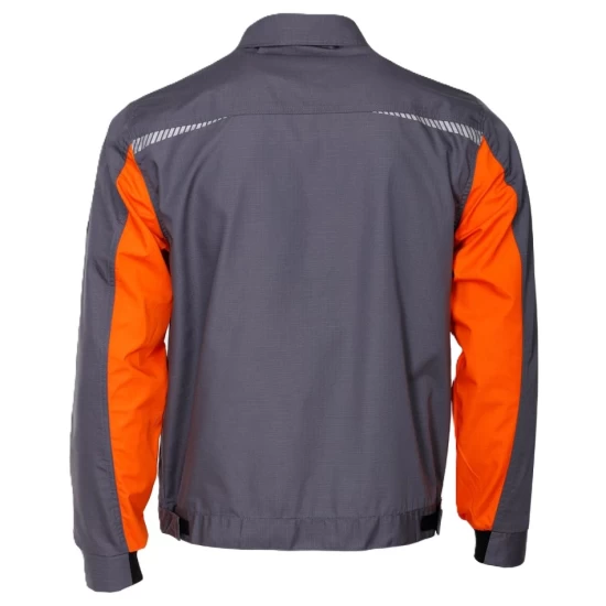Jacheta de lucru subtire ripstop Royal, 190g/m2, gri-portocaliu Jacheta de lucru subtire ripstop Royal, 190g/m2, gri-portocaliu