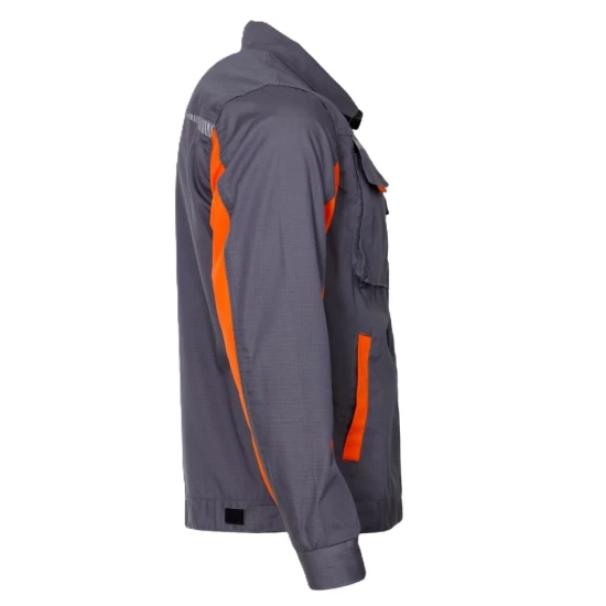 Jacheta de lucru subtire ripstop Royal, 190g/m2, gri-portocaliu Jacheta de lucru subtire ripstop Royal, 190g/m2, gri-portocaliu