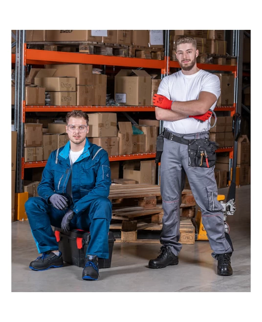 Jacheta de lucru bumbac de calitate Raptors, 260g/mp, bleumarin-albastru