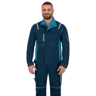 Jacheta de lucru bumbac de calitate Raptors, 260g/mp, bleumarin-albastru