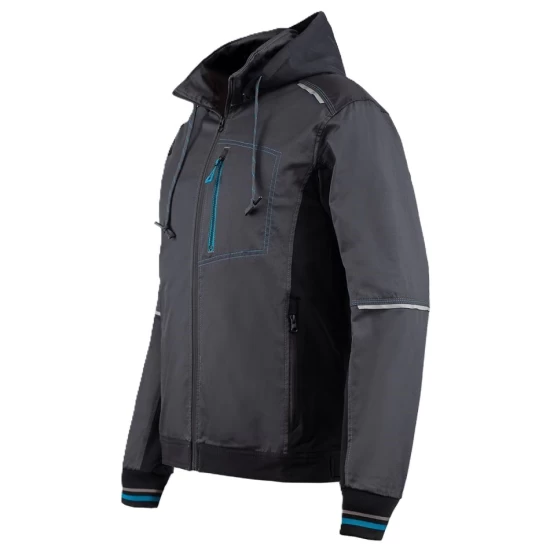 Jacheta de lucru 4stretch elastica, gri-albastru Jacheta de lucru 4stretch elastica, gri-albastru