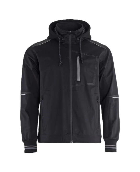 Jacheta de lucru 4stretch elastica, negru-gri Jacheta de lucru 4stretch elastica, negru-gri