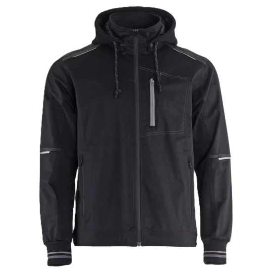Jacheta de lucru 4stretch elastica, negru-gri Jacheta de lucru 4stretch elastica, negru-gri