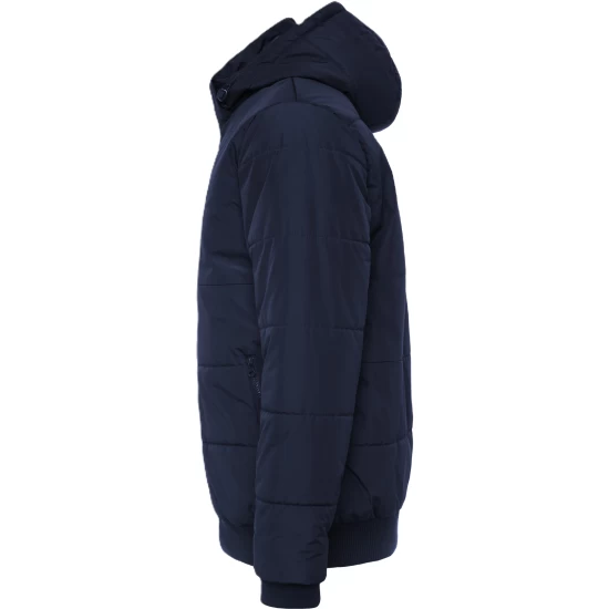 Jacheta matlasata cu gluga, bleumarin Jacheta matlasata cu gluga, bleumarin