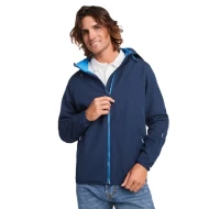 Jacheta softshell cu gluga, bleumarin