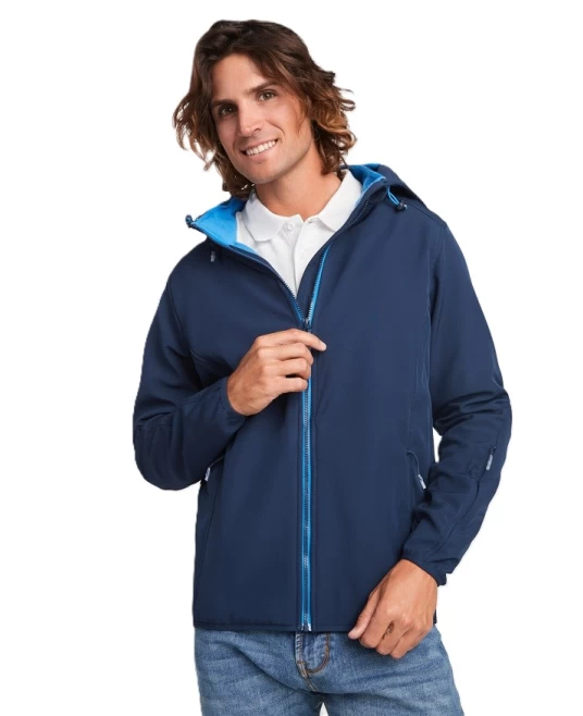 Jacheta softshell cu gluga, bleumarin Jacheta softshell cu gluga, bleumarin