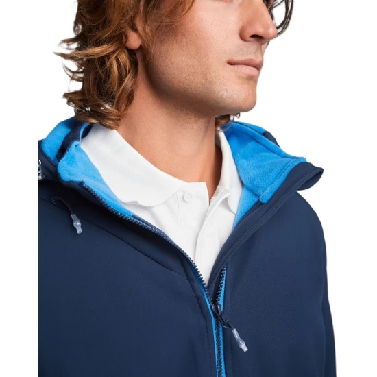 Jacheta softshell cu gluga, negru Jacheta softshell cu gluga, negru