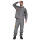 Pantaloni de lucru 2-in-1 tercot 240 g/m2, Gri cu portocaliu Pantaloni de lucru 2-in-1 tercot 240 g/m2, Gri cu portocaliu