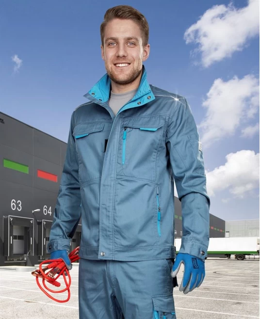 Jacheta de lucru vara calitate excelenta, tercot 200g/m2, Summer, Gri-deschis