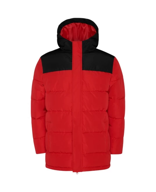 Jacheta de iarna bicolora, impermeabila, rosu-negru Jacheta de iarna bicolora, impermeabila, rosu-negru