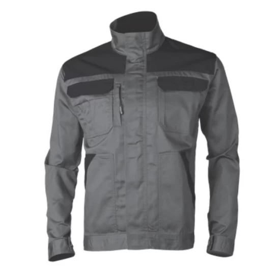 Jacheta de lucru din twill, 245 g/mp, gri inchis Jacheta de lucru din twill, 245 g/mp, gri inchis