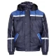 Jacheta de iarna tercot cu dungi reflectorizante, bleumarin cu albastru Jacheta de iarna tercot cu dungi reflectorizante, bleumarin cu albastru