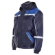 Jacheta de iarna tercot cu dungi reflectorizante, bleumarin cu albastru Jacheta de iarna tercot cu dungi reflectorizante, bleumarin cu albastru
