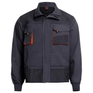 Jacheta de lucru rezistenta la uzura Kastori, tercot 260g/m2, negru portocaliu  Jacheta de lucru rezistenta la uzura Kastori, tercot 260g/m2, negru portocaliu