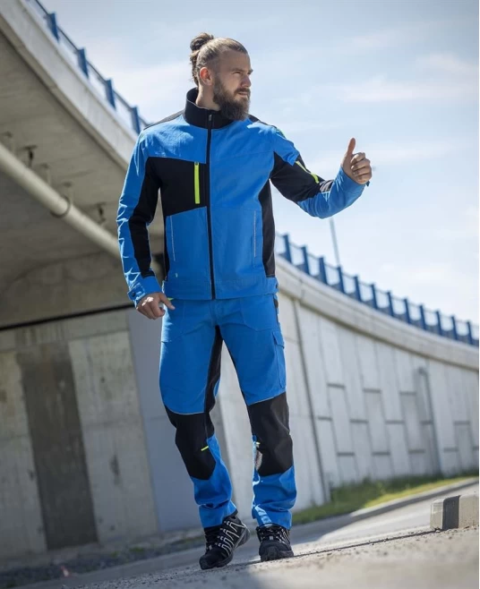  Jacheta de lucru 4xstretch premium slimfit, albastru