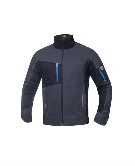 Jacheta de lucru 4xstretch premium slimfit, gri inchis