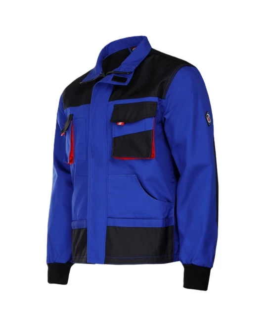 Jacheta de lucru rezistenta la uzura Kastori, tercot 260g/m2, albastru negru Jacheta de lucru rezistenta la uzura Kastori, tercot 260g/m2, albastru negru