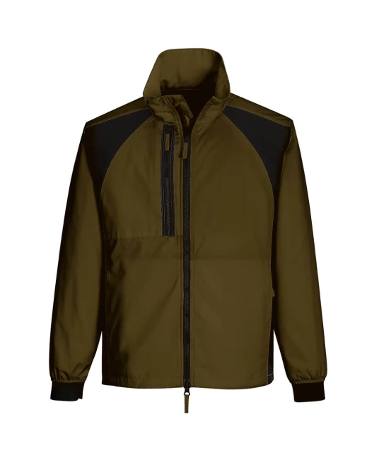 Jacheta de lucru moderna WX2 Stretch Work, tercot 245g/m2, Verde masliniu Jacheta de lucru moderna WX2 Stretch Work, tercot 245g/m2, Verde masliniu
