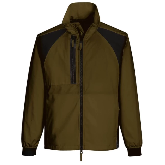 Jacheta de lucru moderna WX2 Stretch Work, tercot 245g/m2, Verde masliniu Jacheta de lucru moderna WX2 Stretch Work, tercot 245g/m2, Verde masliniu