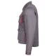 Jacheta de lucru Cargo tercot, 235g/m2, gri-rosu Jacheta de lucru Cargo tercot, 235g/m2, gri-rosu
