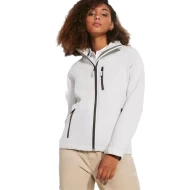 Jacheta softshell femei, alb