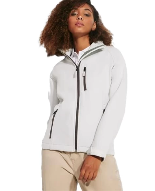 Jacheta softshell femei, alb Jacheta softshell femei, alb