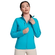 Jacheta femei softshell turcoaz