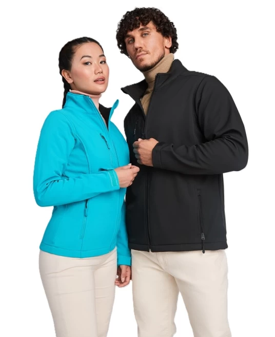 Jacheta femei softshell turcoaz