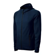 Jacheta fleece barbati cu gluga, Bleumarin