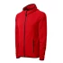 Jacheta fleece barbati cu gluga, Rosu