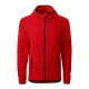 Jacheta fleece barbati cu gluga, Rosu Jacheta fleece barbati cu gluga, Rosu