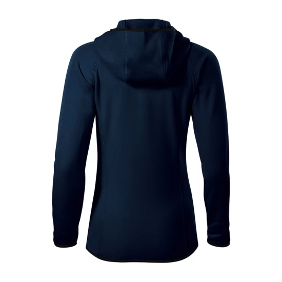Jacheta fleece femei cu gluga, Bleumarin Jacheta fleece femei cu gluga, Bleumarin