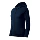 Jacheta fleece femei cu gluga, Bleumarin Jacheta fleece femei cu gluga, Bleumarin