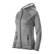 Jacheta fleece femei cu gluga, Gri inchis Jacheta fleece femei cu gluga, Gri inchis