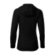 Jacheta fleece femei cu gluga, Negru Jacheta fleece femei cu gluga, Negru