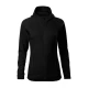 Jacheta fleece femei cu gluga, Negru Jacheta fleece femei cu gluga, Negru