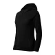 Jacheta fleece femei cu gluga, Negru Jacheta fleece femei cu gluga, Negru
