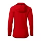 Jacheta fleece femei cu gluga, Rosu Jacheta fleece femei cu gluga, Rosu