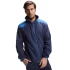 Jacheta fleece barbati, bicolora, 220g/m2, bleumarin-albastru royal
