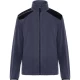 Jacheta fleece barbati, bicolora, 220g/m2, gri inchis-negru Jacheta fleece barbati, bicolora, 220g/m2, gri inchis-negru